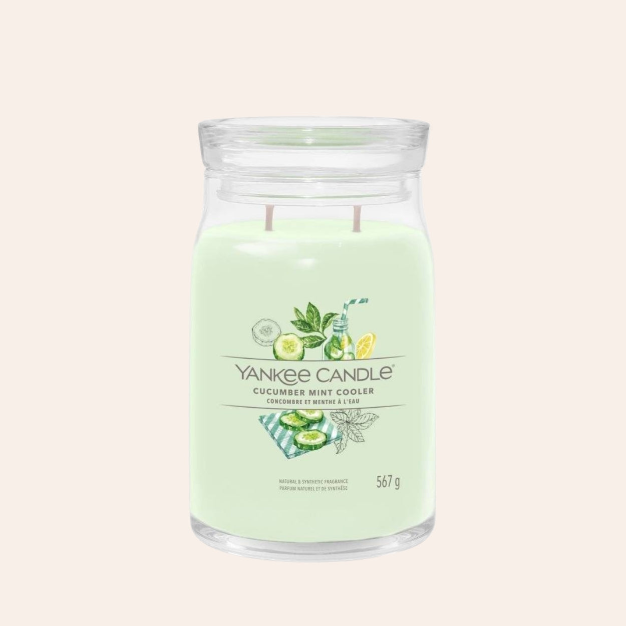 Yankee Candle Signature Cucumber Mint Cooler 567 ml