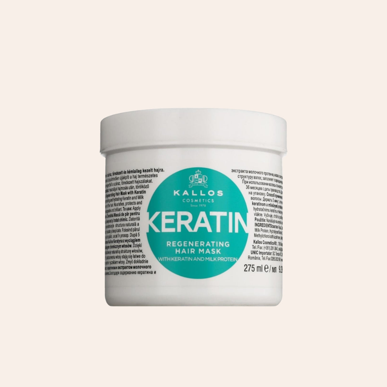 Kallos Cosmetics Keratin 275 ml