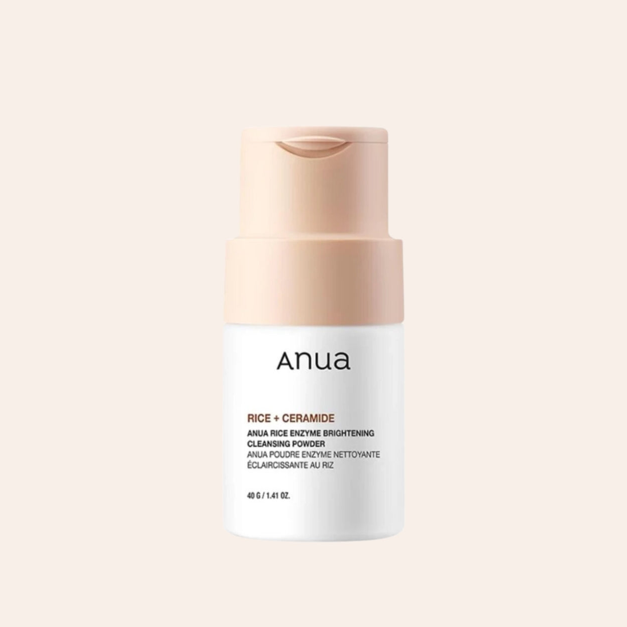 Anua Rice + Ceramide Enzyme Brightening Cleansing Powder 40 ml