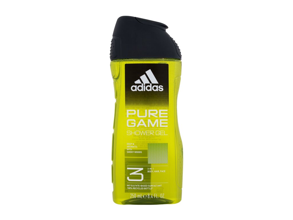 Adidas Pure Game Shower Gel 3-In-1 250 ml - 250ml - Sprchový gel