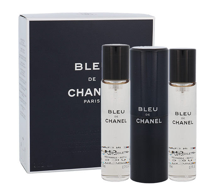 Chanel Bleu de 3x20 ml - 3x20ml - Toaletní voda