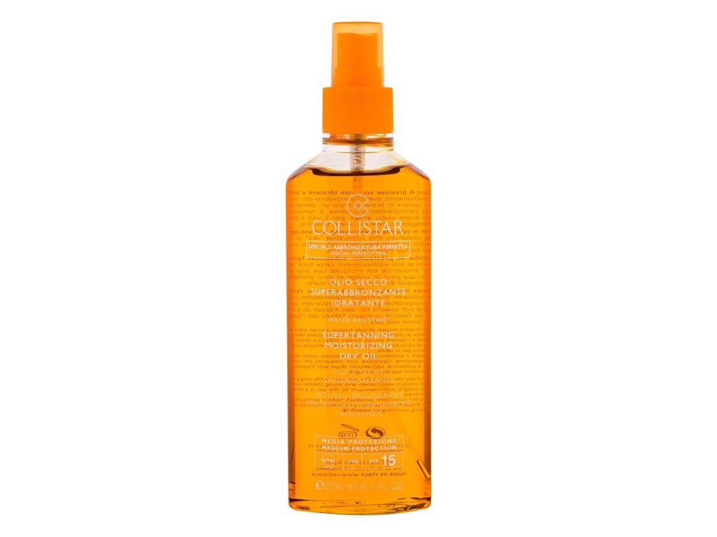 Collistar Special Perfect Tan Supertanning Moisturizing Dry Oil 200 ml - 200ml - Opalovací přípravek na tělo