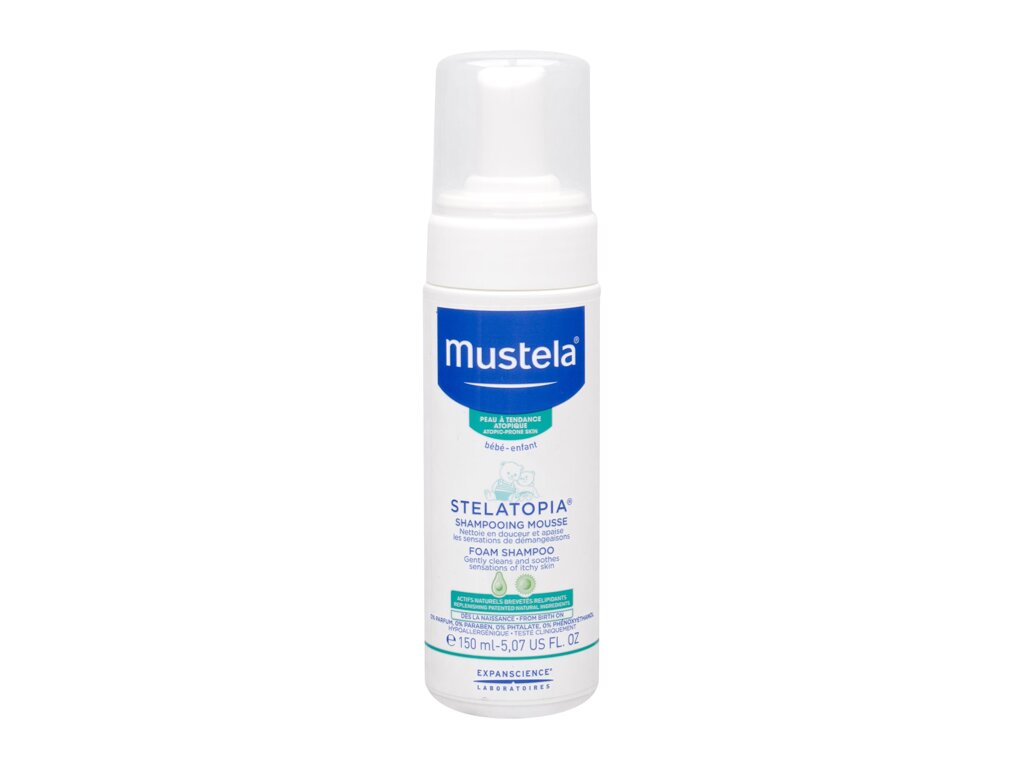 Mustela Bébé Stelatopia Foam Shampoo 150 ml - 150ml - Šampon