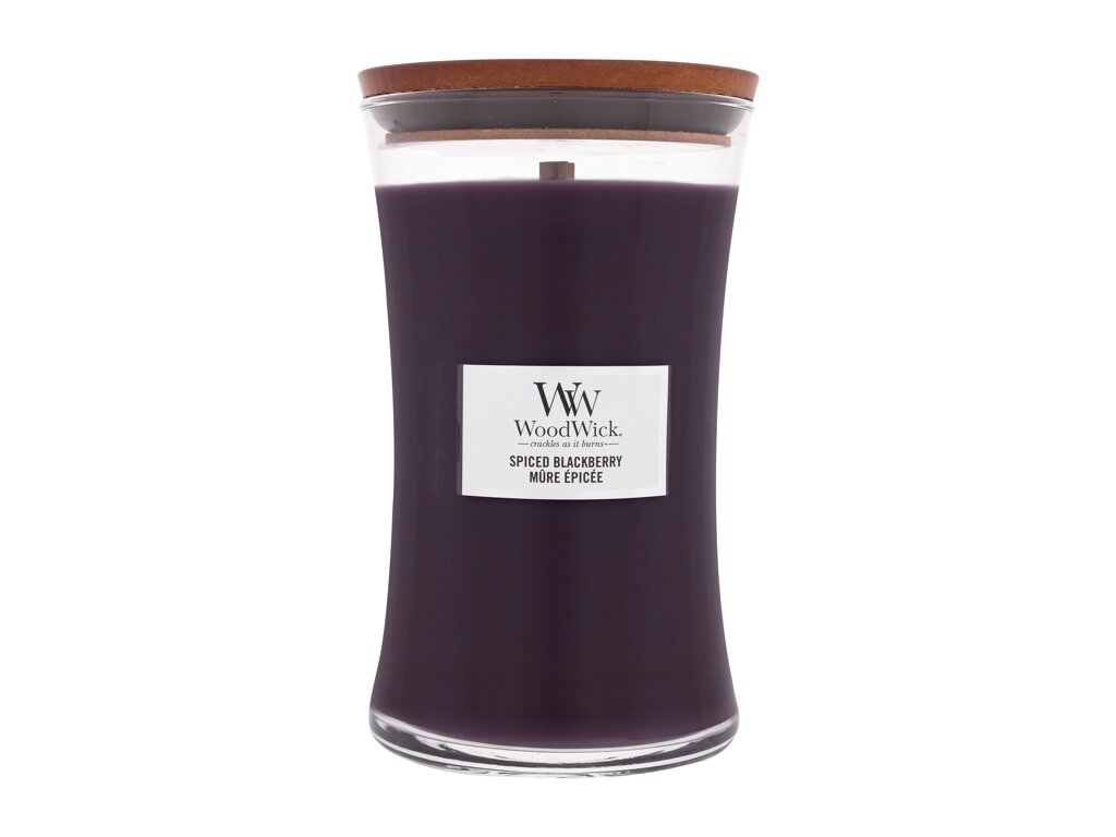 WoodWick Spiced Blackberry 609,5 ml - 609,5ml - Vonná svíčka